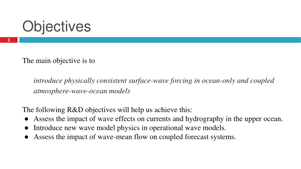 objectives