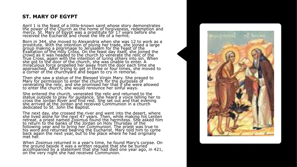 st mary of egypt