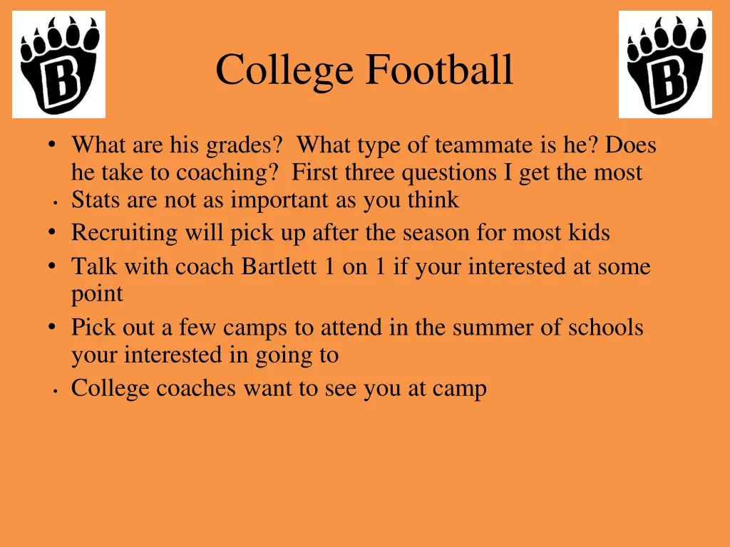 college football