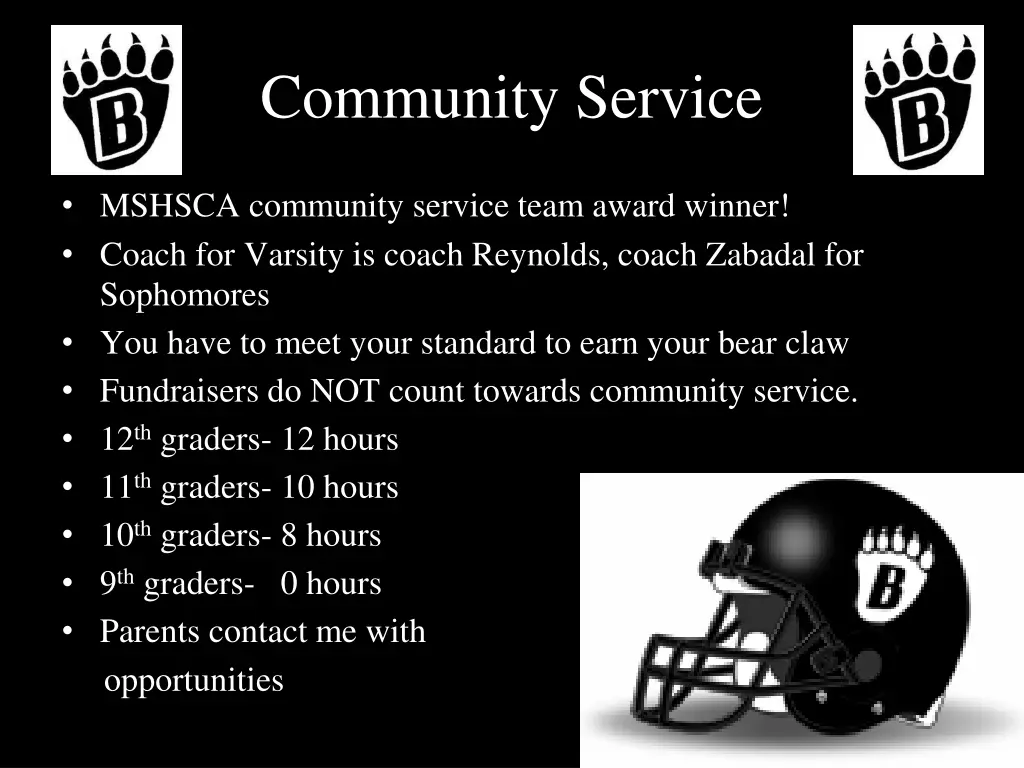 community service