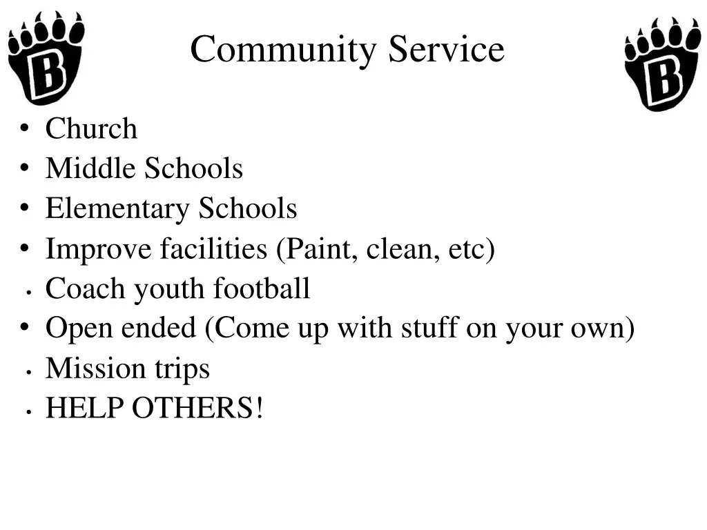 community service what are some ways i can serve