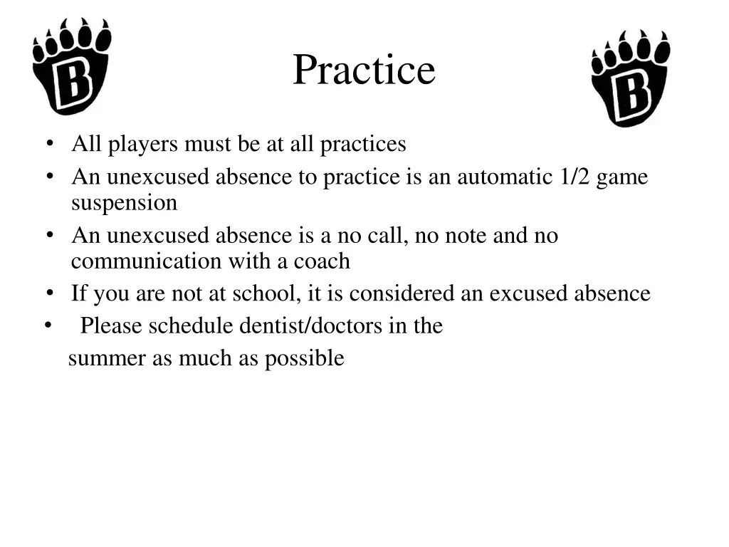 practice