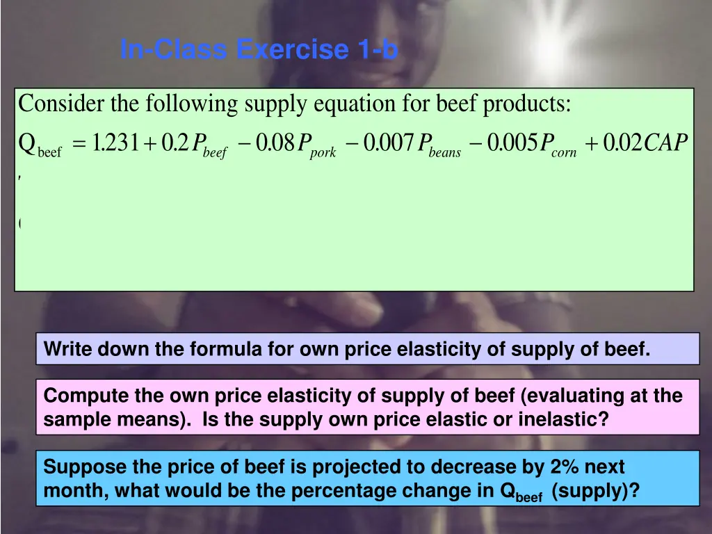 in class exercise 1 b