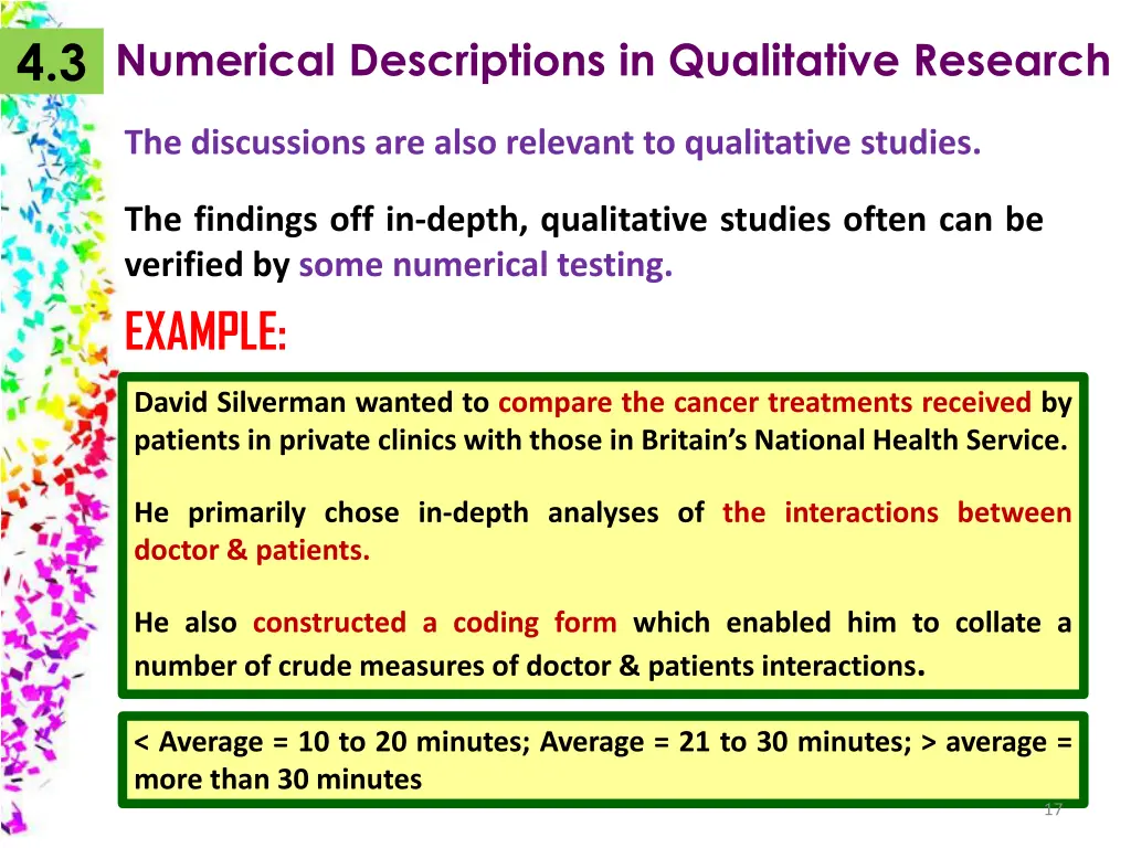 4 3 numerical descriptions in qualitative research