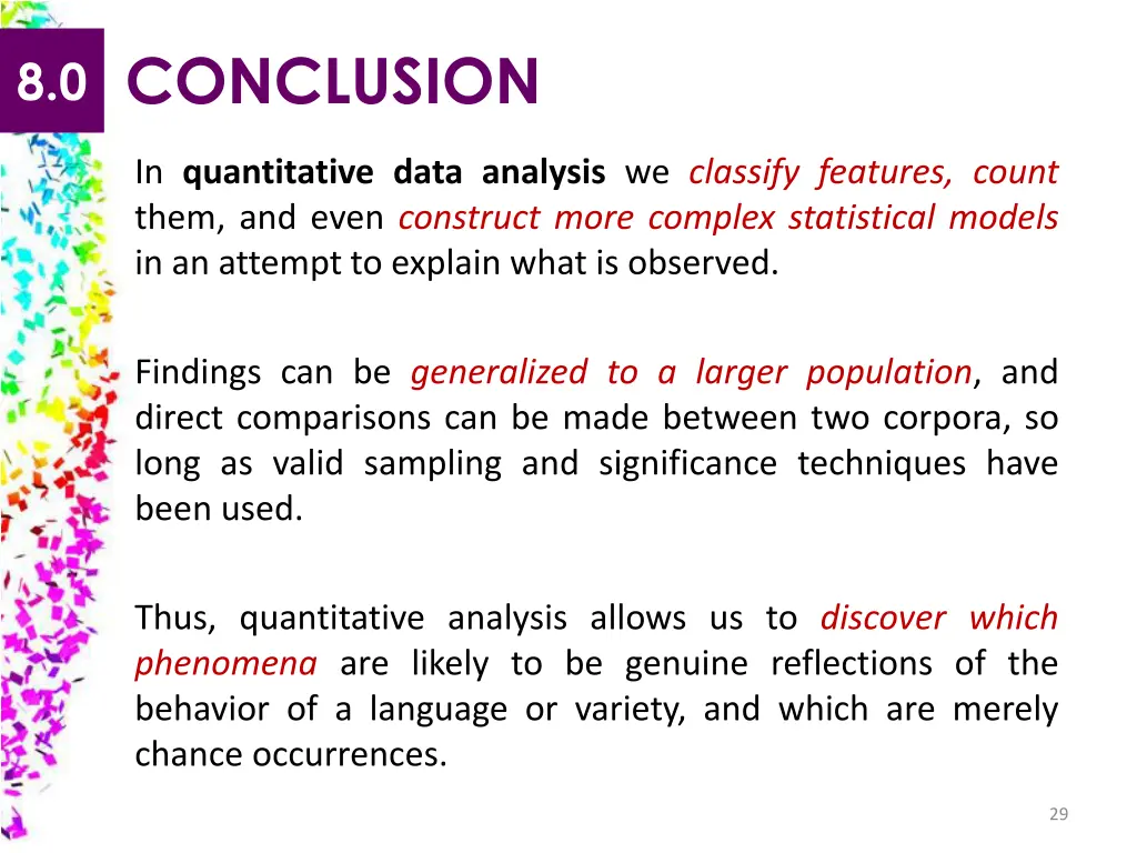 8 0 conclusion