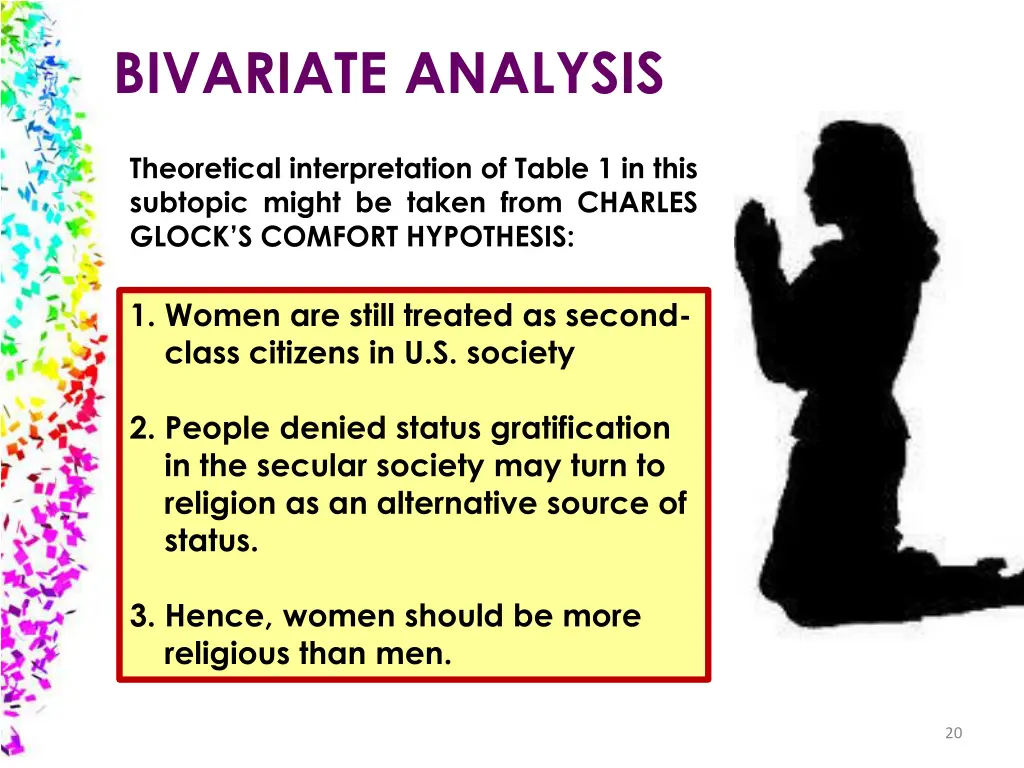 bivariate analysis 1