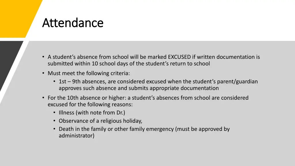 attendance attendance