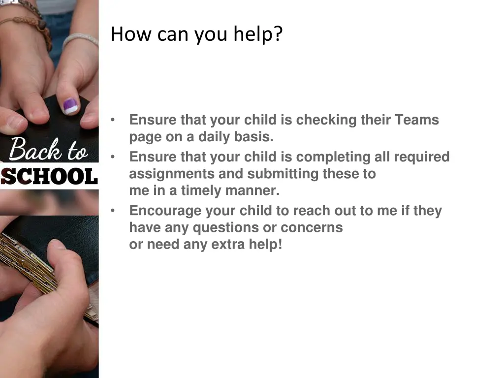 how can you help