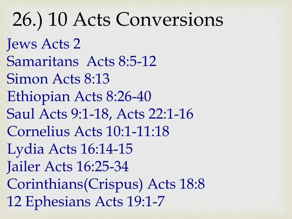 26 10 acts conversions jews acts 2 samaritans