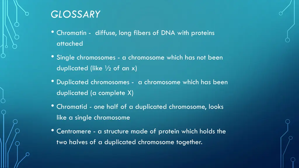 glossary