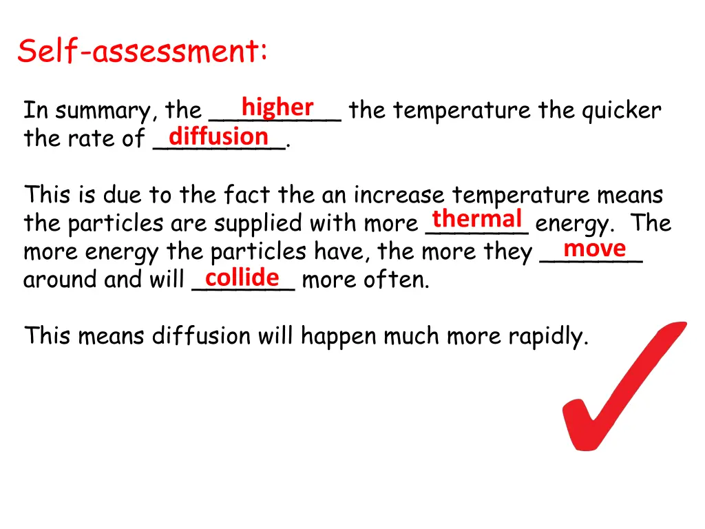 self assessment 1