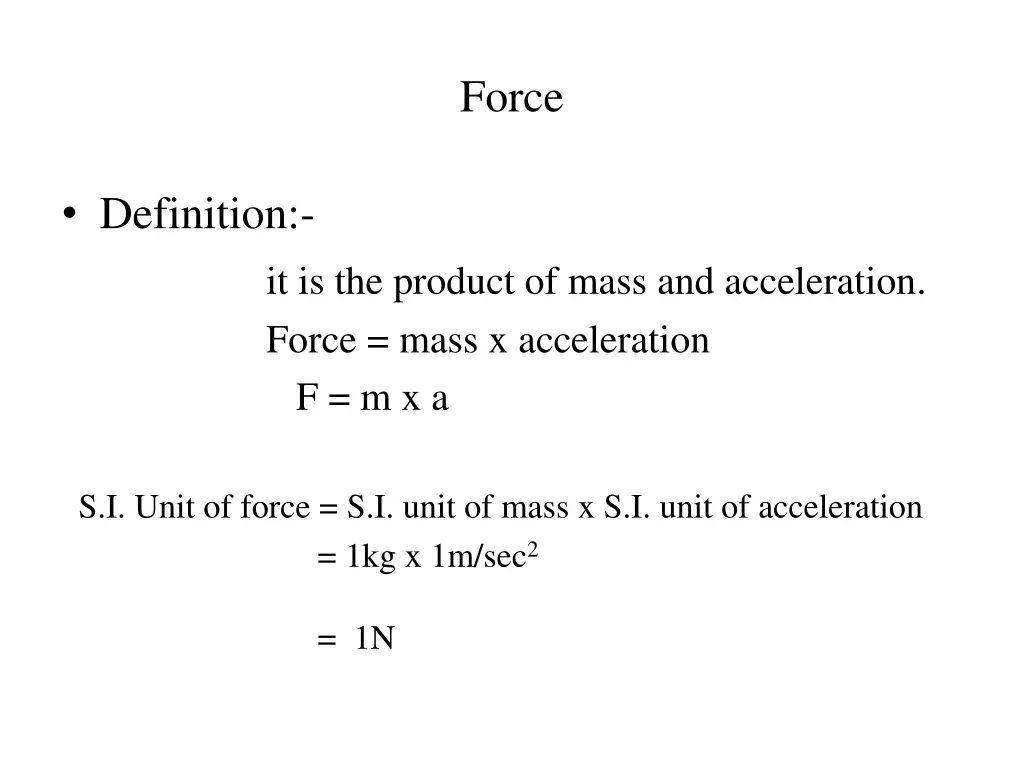 force