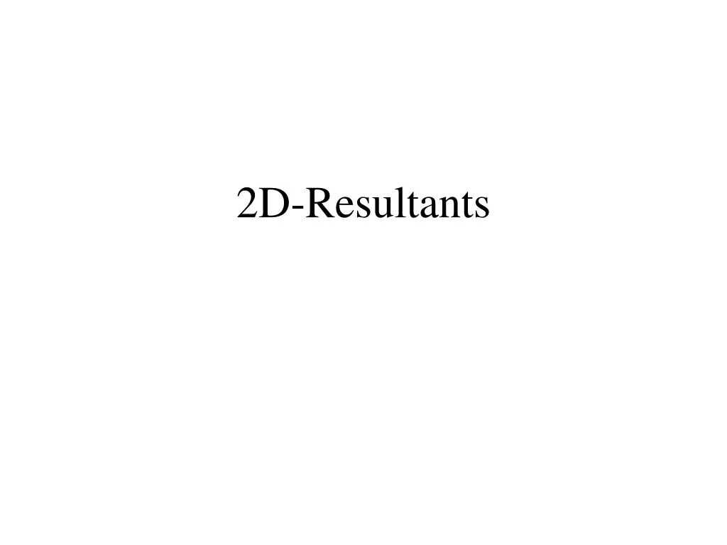 2d resultants