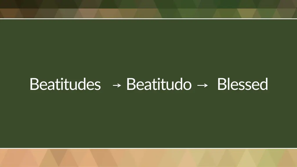 beatitudes beatitudo