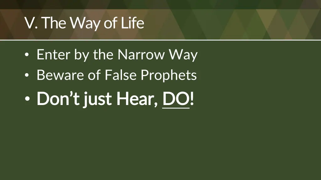 v the way of life 2