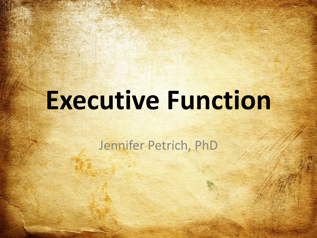 executive function