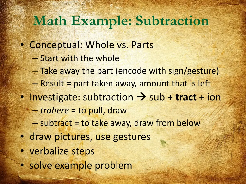 math example subtraction