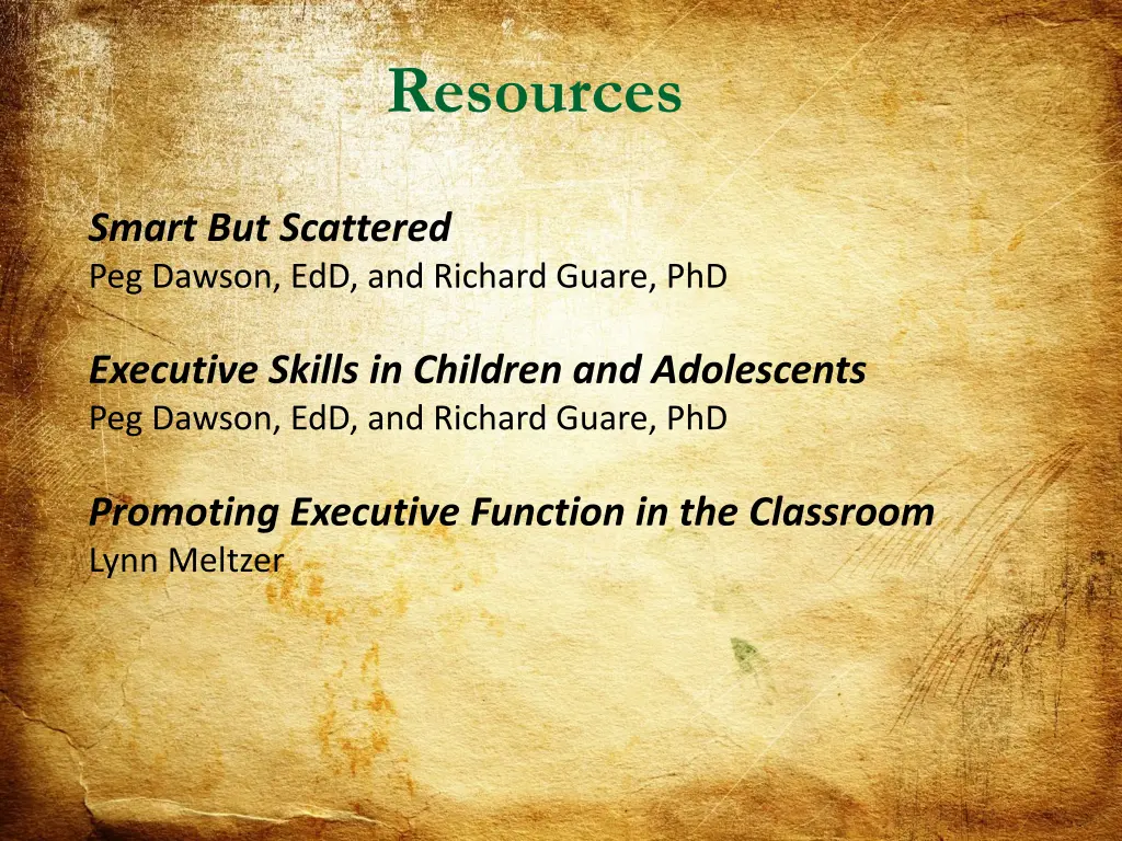 resources