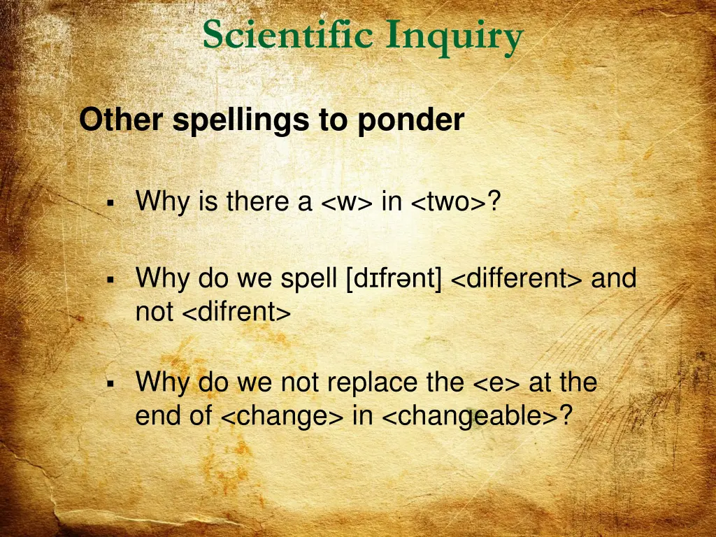 scientific inquiry 10