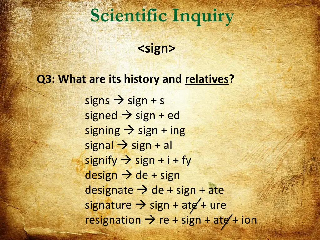 scientific inquiry 7