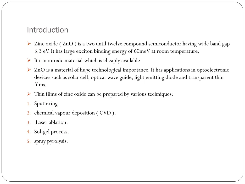 introduction