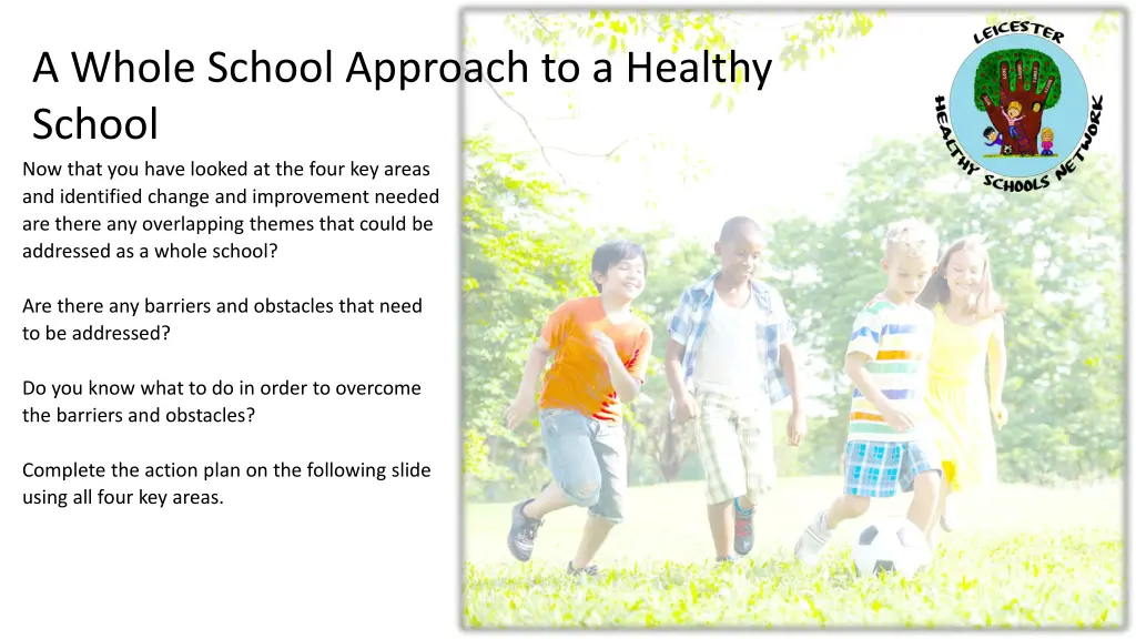 a whole school approach to a healthy school