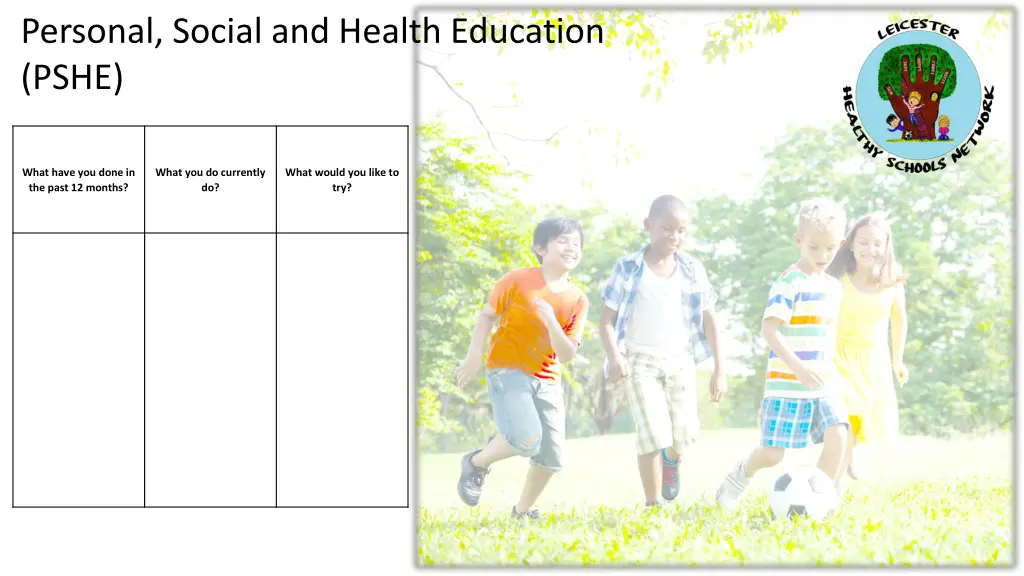 personal social and health education pshe 1