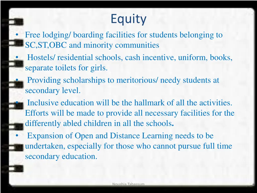 equity