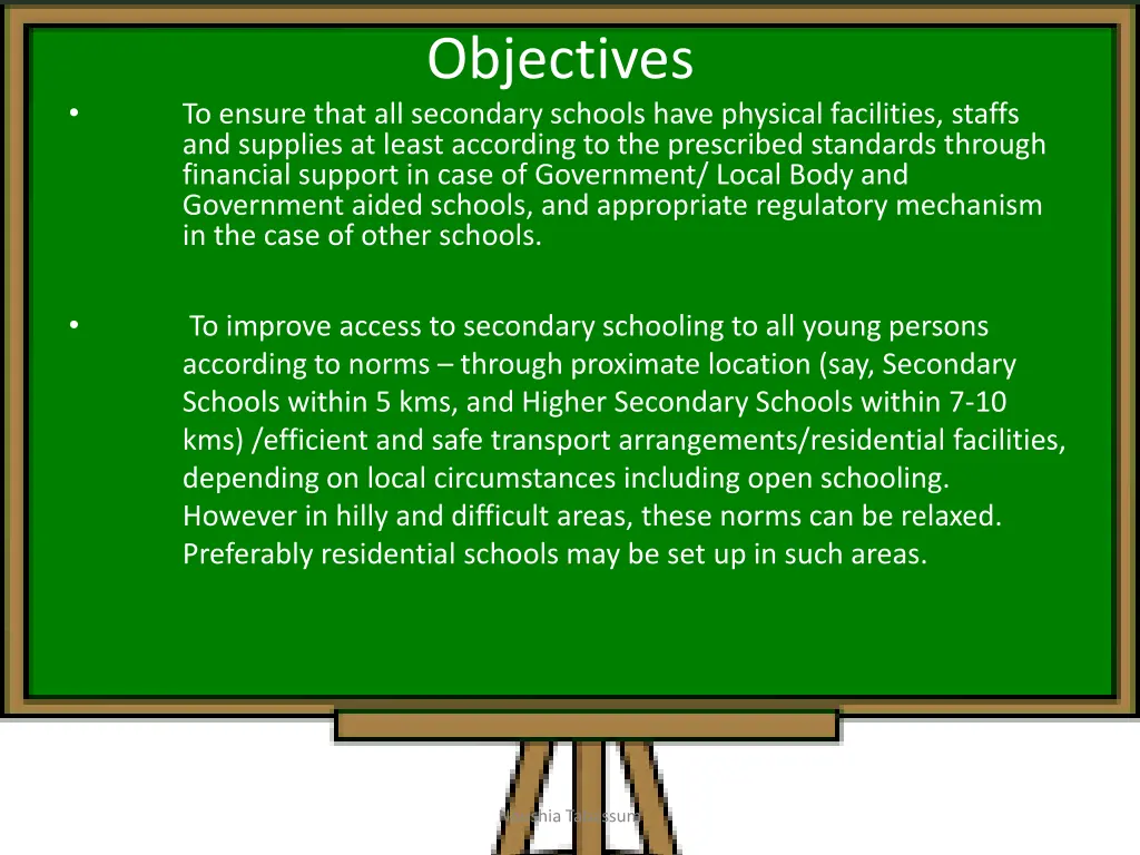 objectives