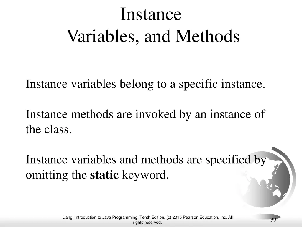 instance