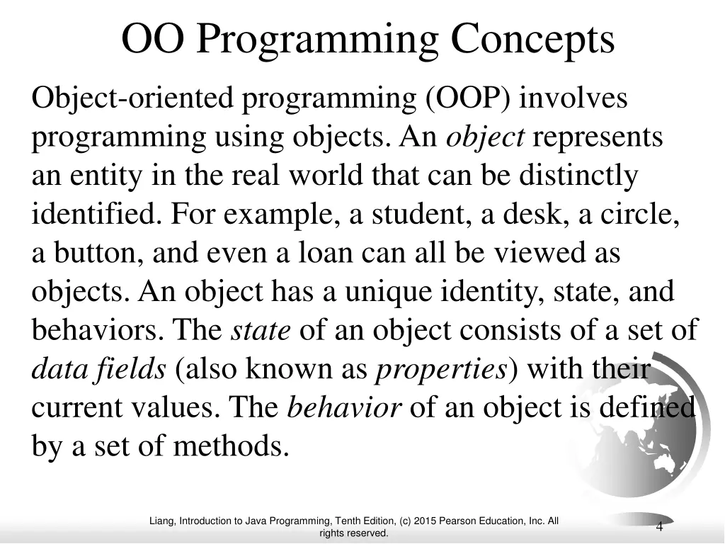 oo programming concepts object oriented