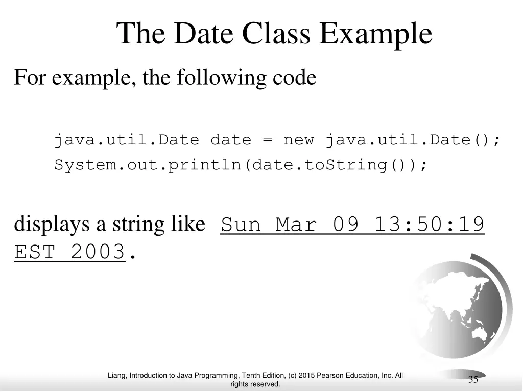 the date class example