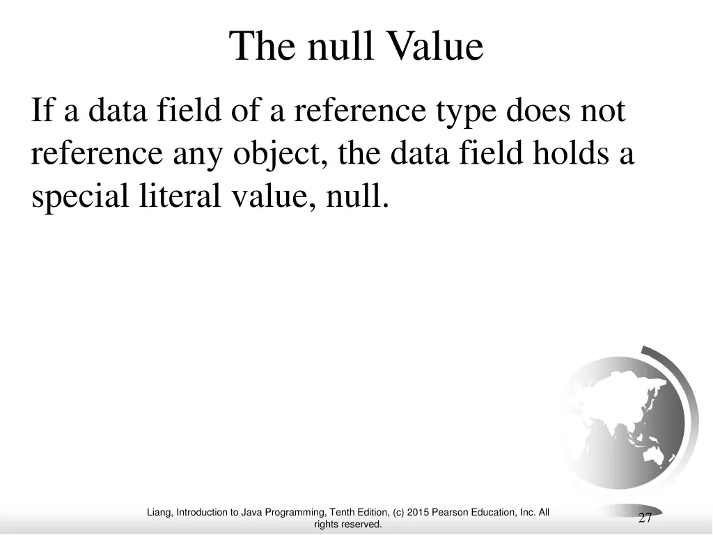 the null value