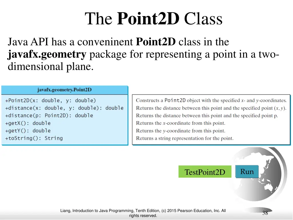 the point2d class
