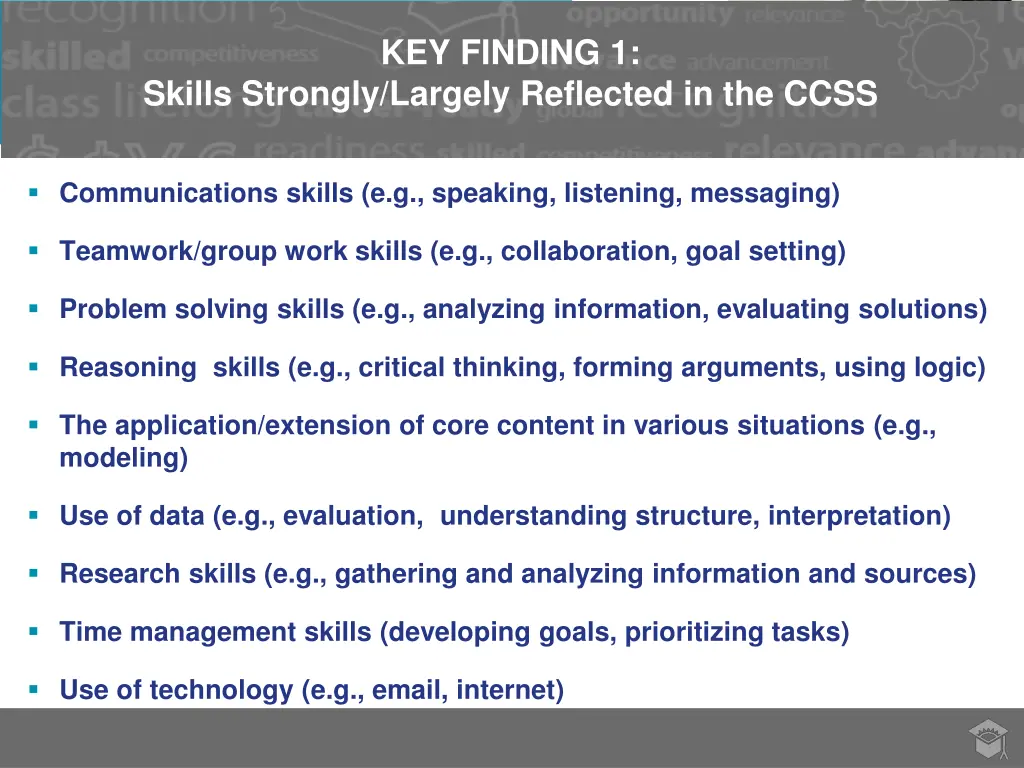key finding 1