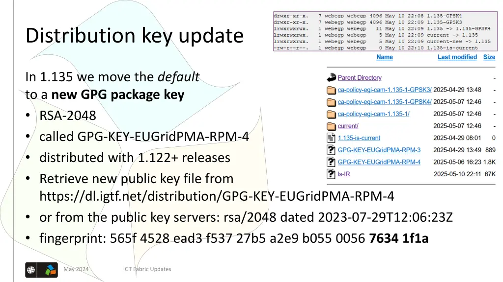 distribution key update