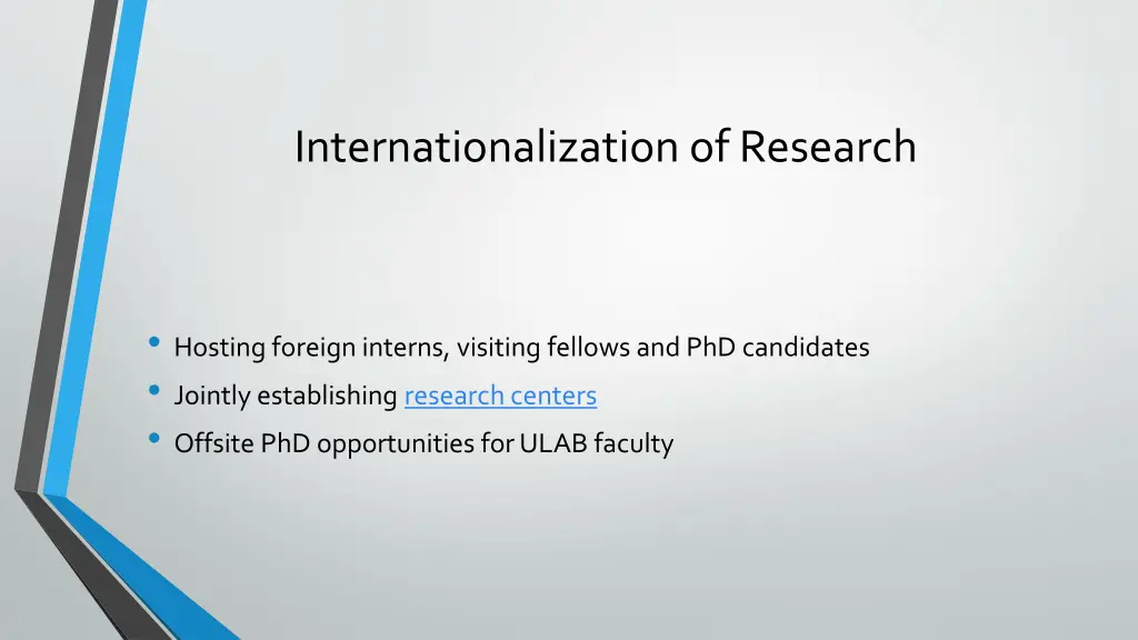 internationalization of research