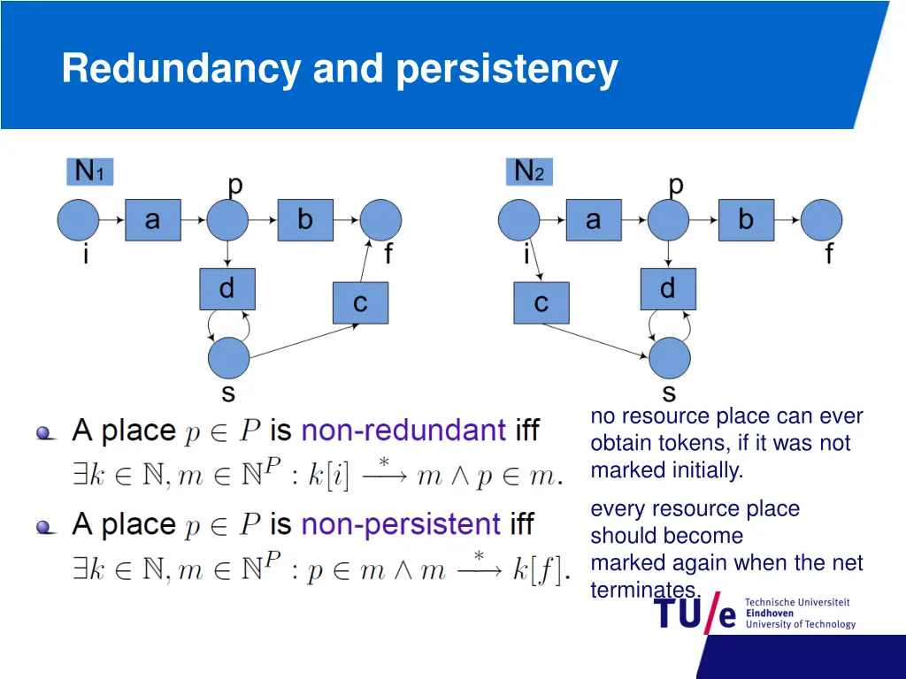 redundancy and persistency