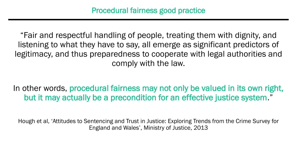 procedural fairness good practice procedural 1