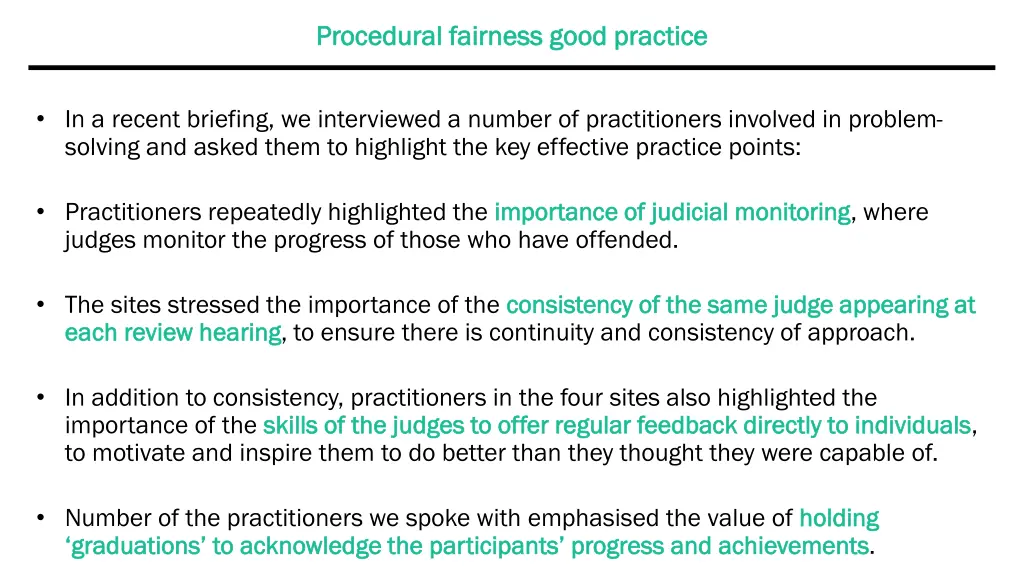 procedural fairness good practice procedural 4
