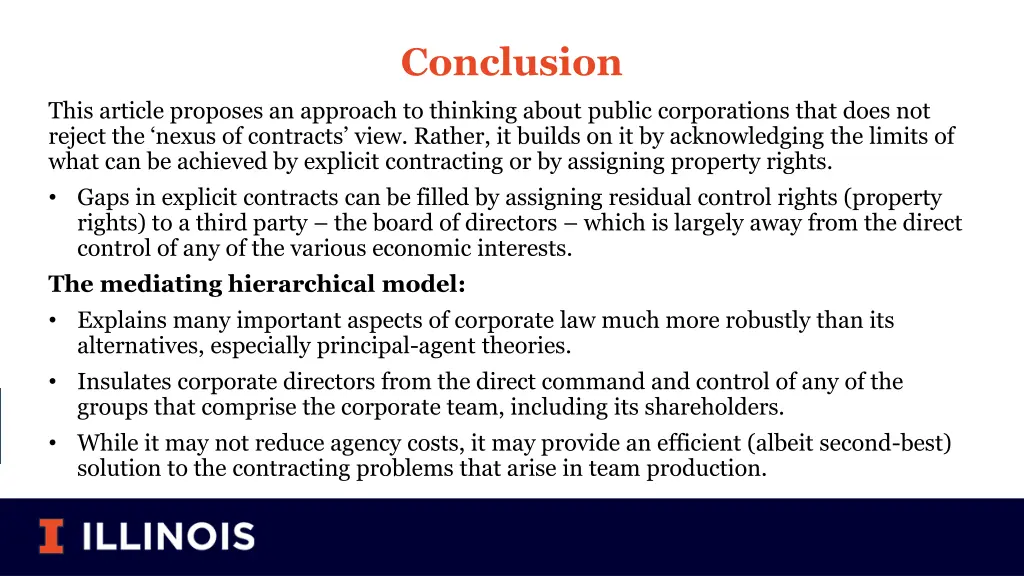 conclusion
