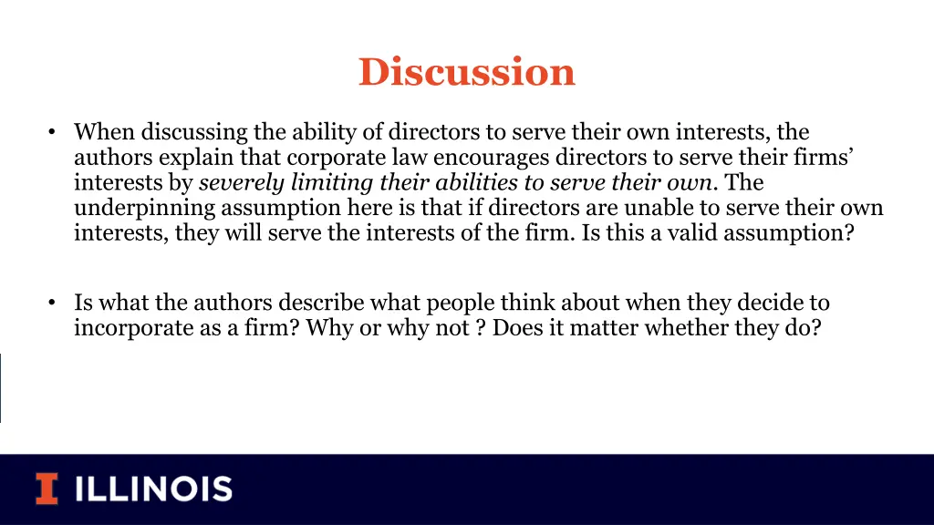 discussion