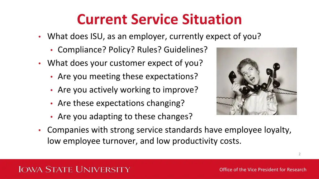 current service situation