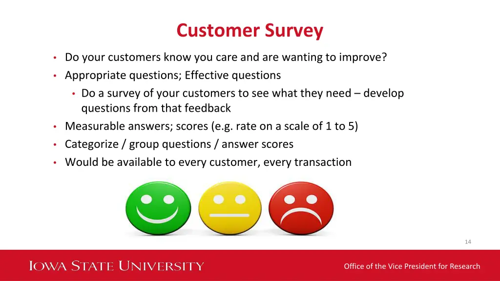 customer survey