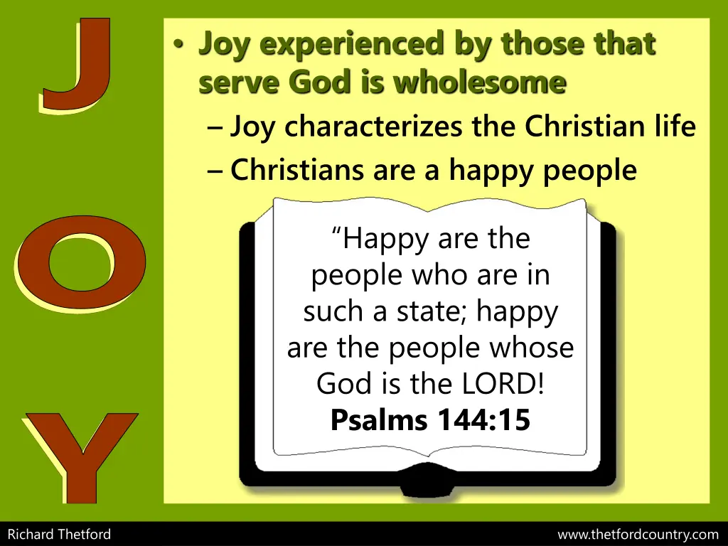 joy experienced by those that serve