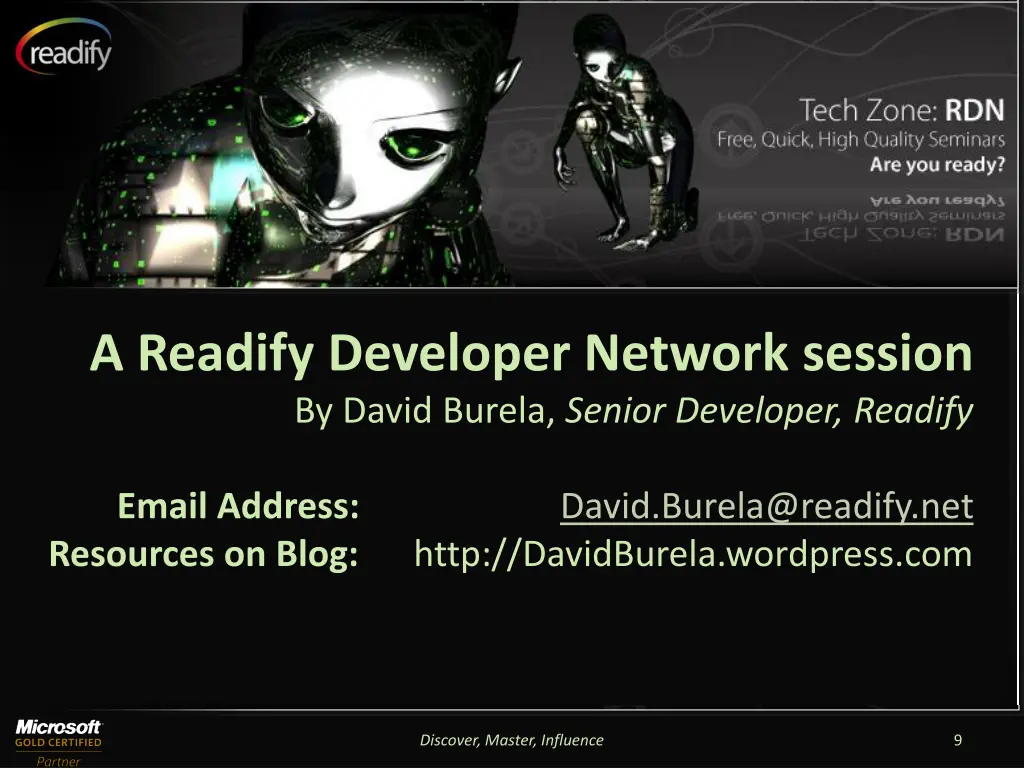a readify developer network session by david