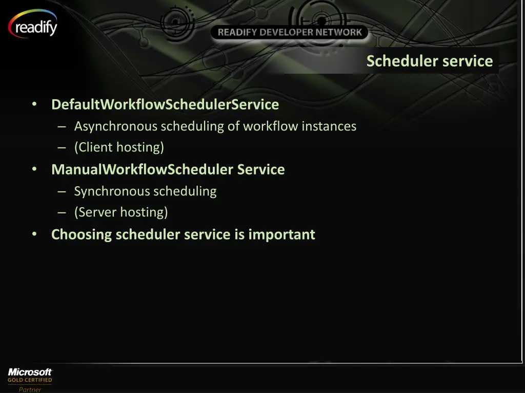 scheduler service