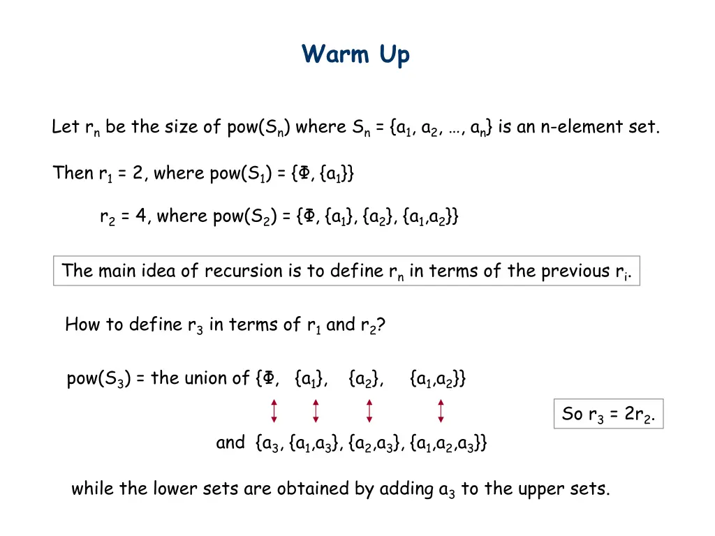 warm up 1