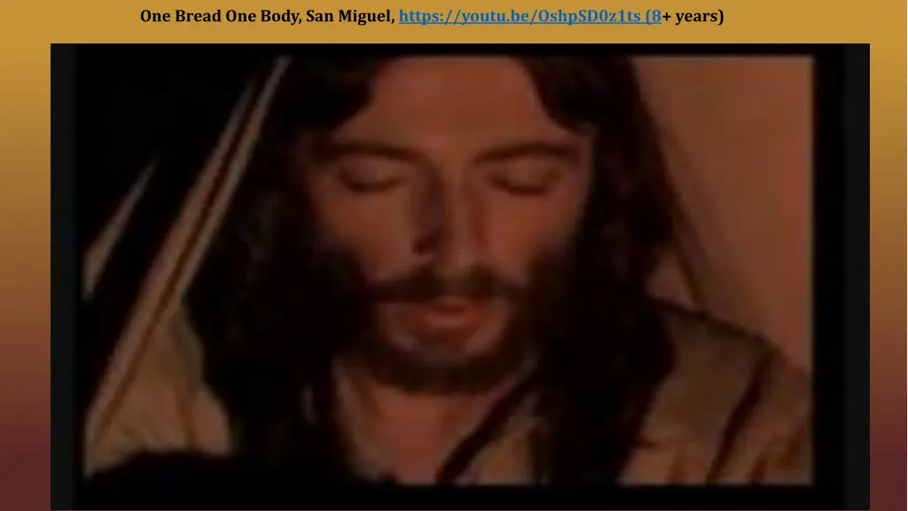 one bread one body san miguel https youtu