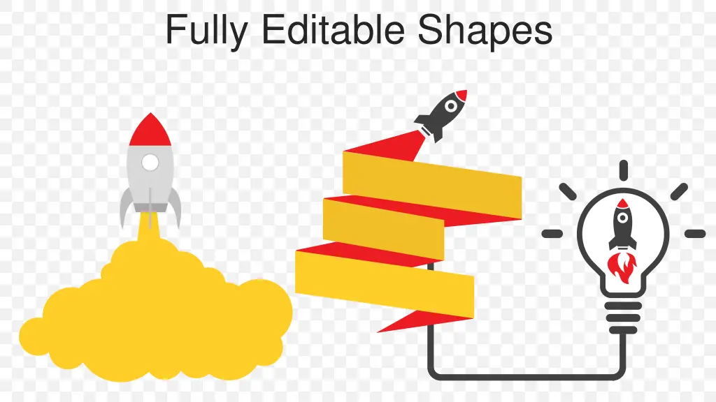 fully editable shapes